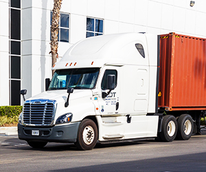 Container drayage truck